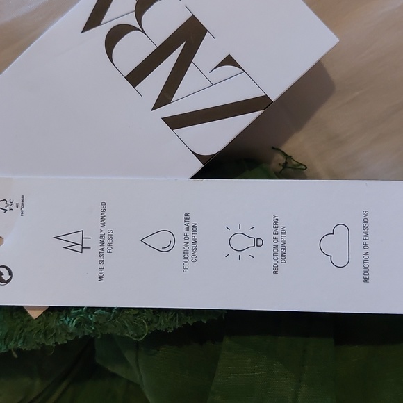 Zara pants, NWT, XS, Linen Blend - Picture 4 of 4